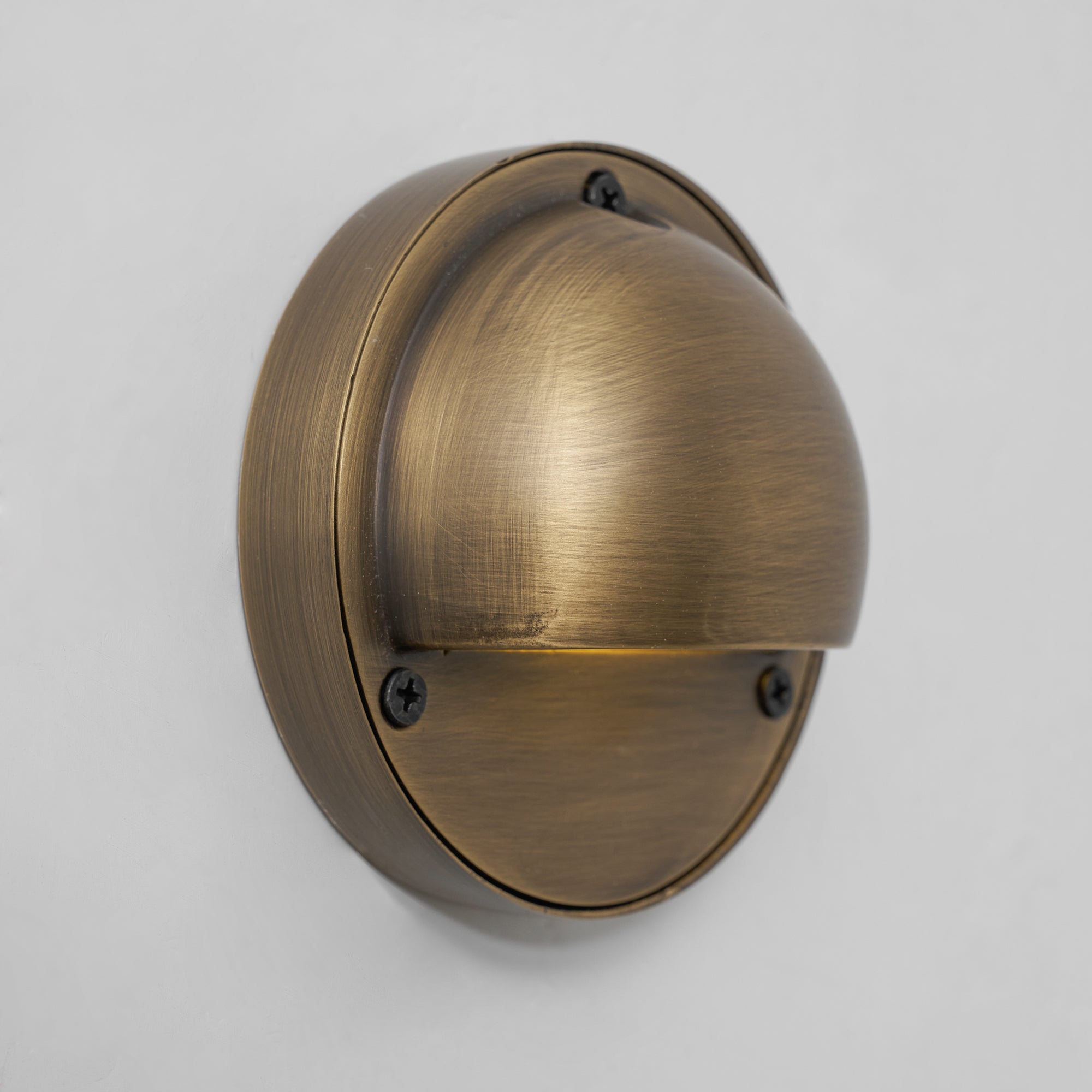 Marin Brass Wall Sconce-Home & Garden > Lighting > Wall Lights & Sconces-Laren Fete-D 10cm x W 5cm x H 10cm / ∅ 3.9″ x W 2″ x H 3.9″-Antique Brass-Laren Fete