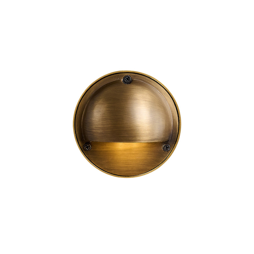 Marin Brass Wall Sconce-Home & Garden > Lighting > Wall Lights & Sconces-Laren Fete-D 10cm x W 5cm x H 10cm / ∅ 3.9″ x W 2″ x H 3.9″-Antique Brass-Laren Fete