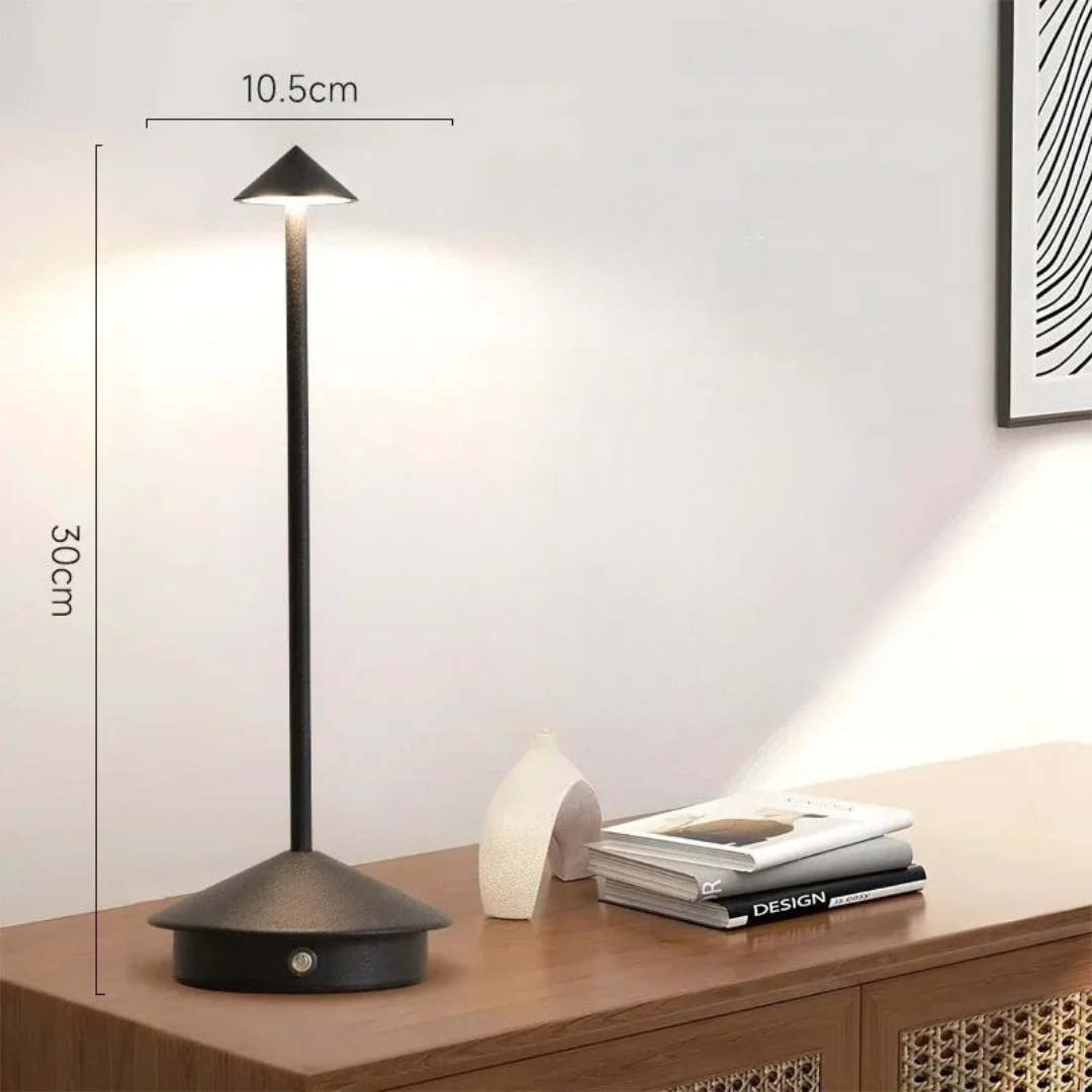 Mira LED Table Lamp | Aluminium, Rechargeable Touch Control, Versatile Lighting 0