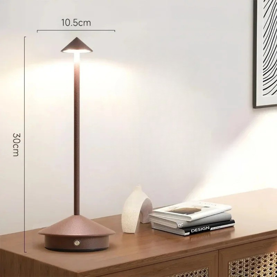 Mira LED Table Lamp | Aluminium, Rechargeable Touch Control, Versatile Lighting 4
