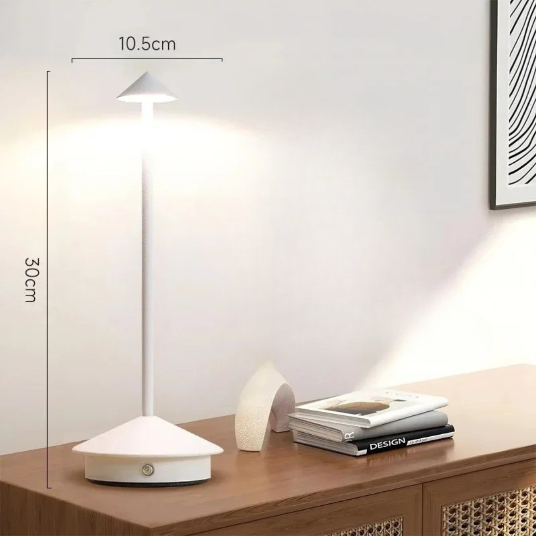 Mira LED Table Lamp | Aluminium, Rechargeable Touch Control, Versatile Lighting 5