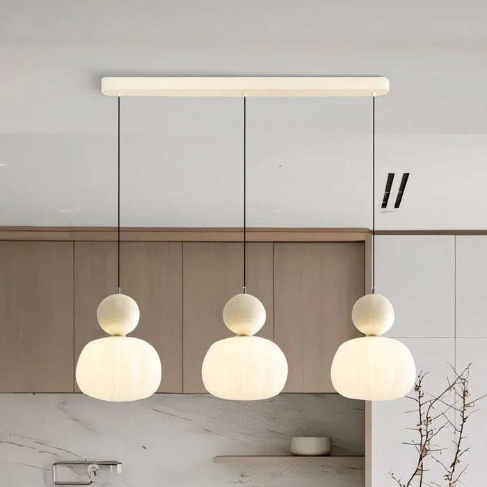 Mira Pendant Light | Frosted Glass, Modern Kitchen Island Lighting 9