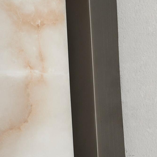 Mira Wall Sconce | Resin Marble Effect, Minimalist Design 3