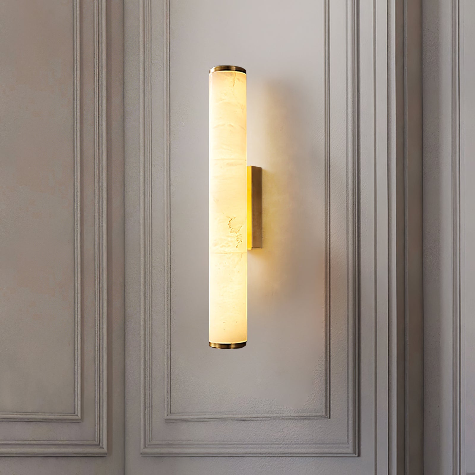 Mira Wall Sconce | Resin Marble Effect, Minimalist Design 8