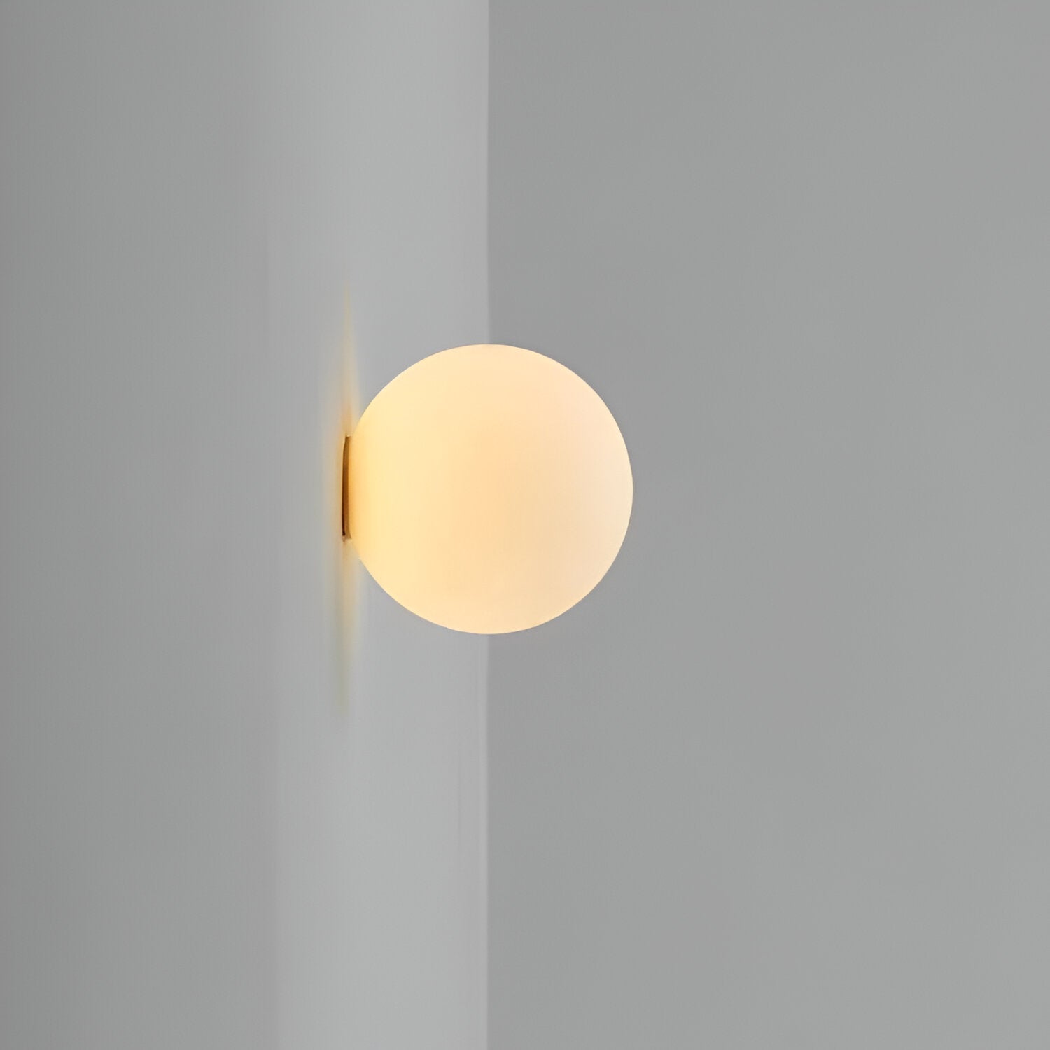 Mira Wall Sconce | Round Glass, LED Illumination for Bathroom and Living Spaces 1
