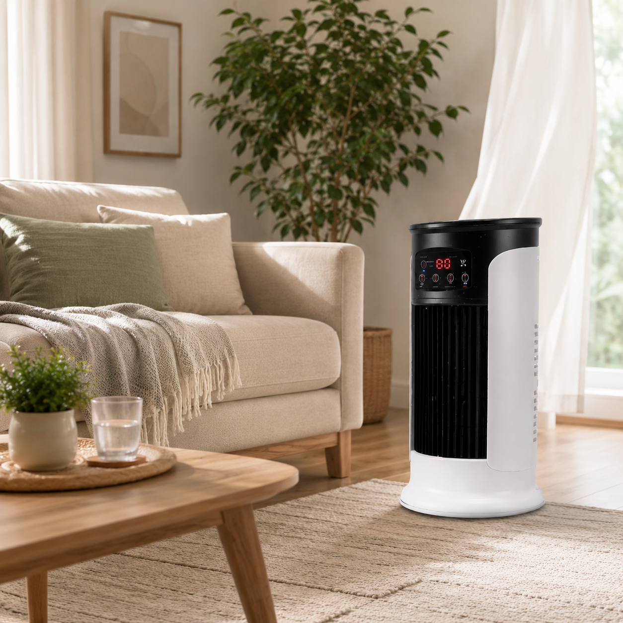 Misto Compact Portable Air Conditioner – Energy Efficient-Home & Garden > Heating, Cooling & Air > Air Conditioners-Laren Fete-Laren Fete