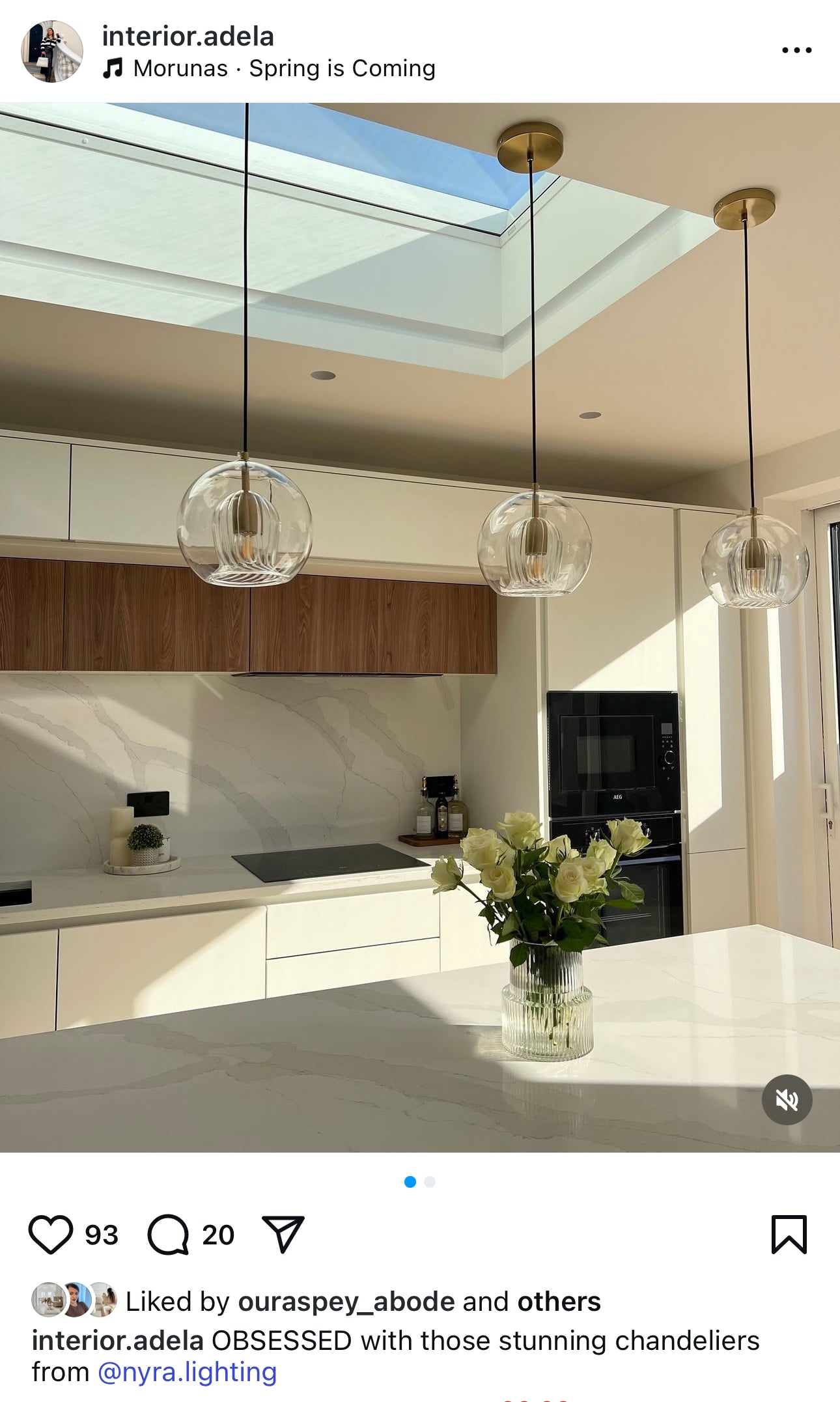 Mizara Pendant Light | Handblown Glass, Unique Orbs for Kitchen Island Lighting 7