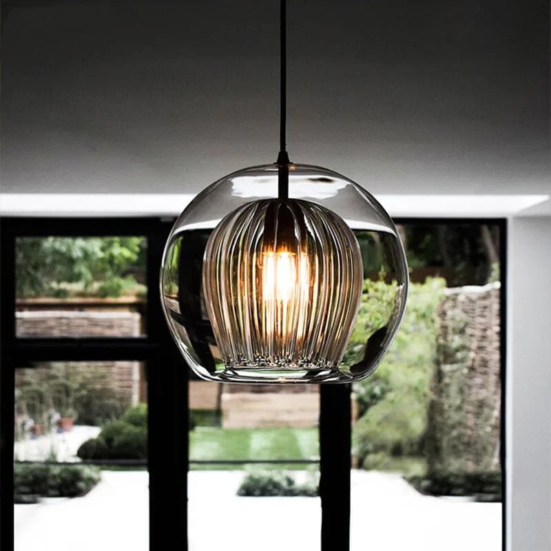Mizara Pendant Light | Handblown Glass, Unique Orbs for Kitchen Island Lighting 9