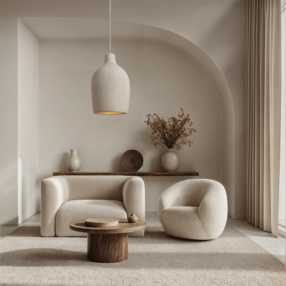 Nirvana Pendant Light | Resin, Japandi Kitchen Pendant Lighting 1