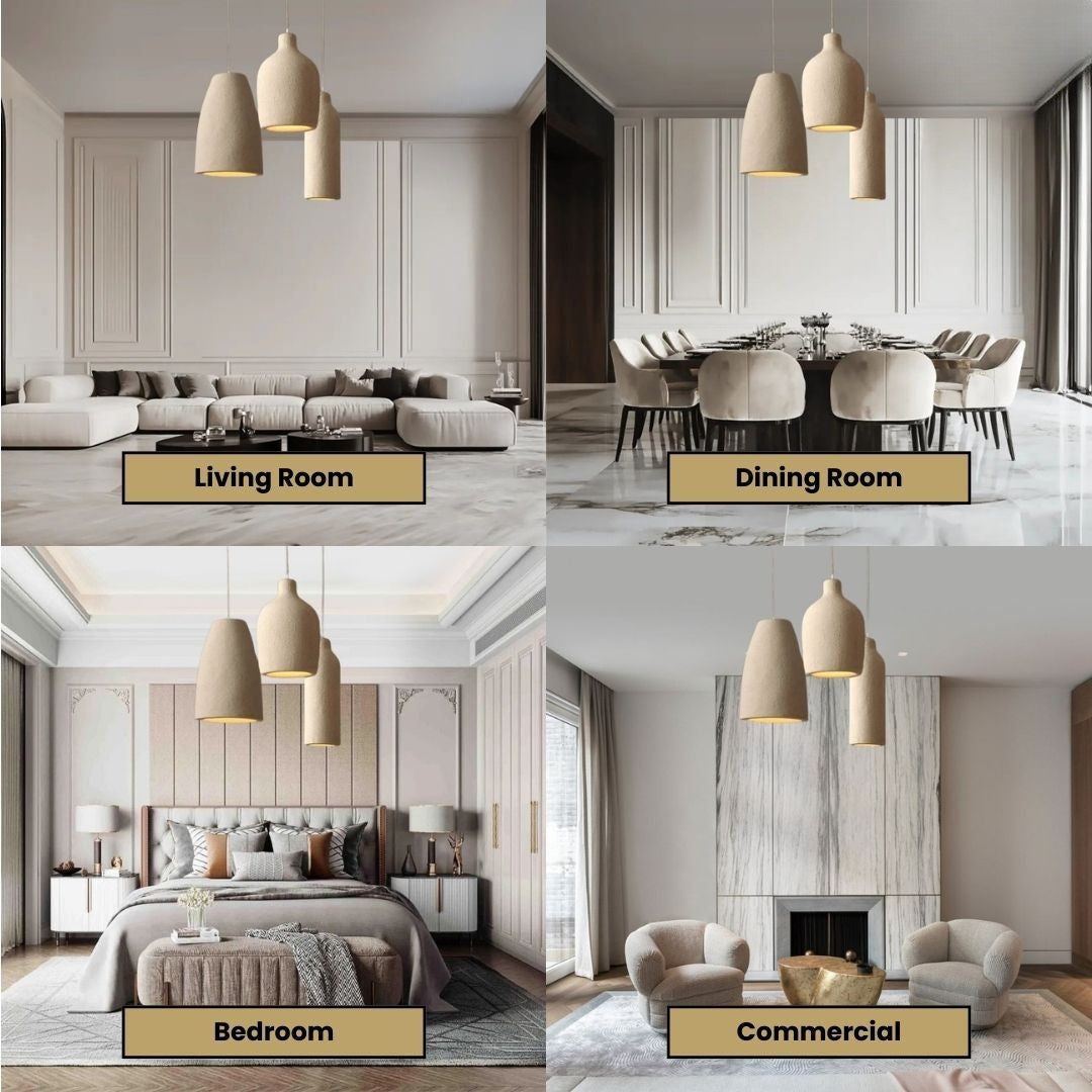 Nirvana Pendant Light | Resin, Japandi Kitchen Pendant Lighting 2