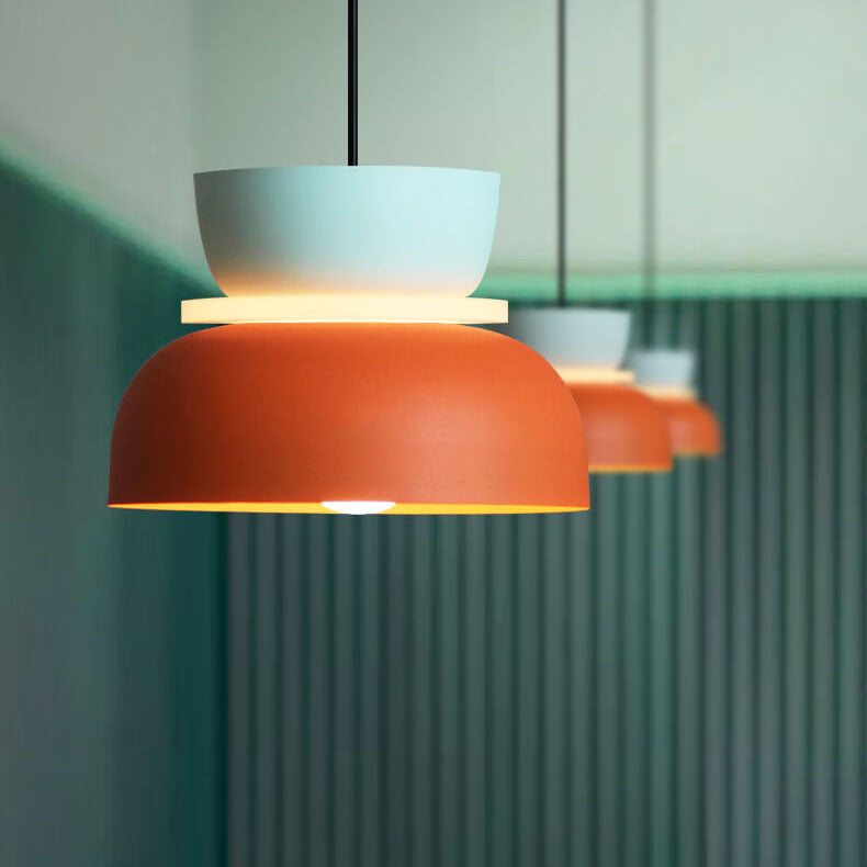 Noble Pendant Light | Zinc Alloy, Dual-Tone Kitchen Island Lighting 3