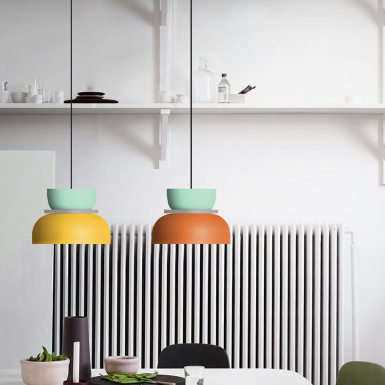 Noble Pendant Light | Zinc Alloy, Dual-Tone Kitchen Island Lighting 4