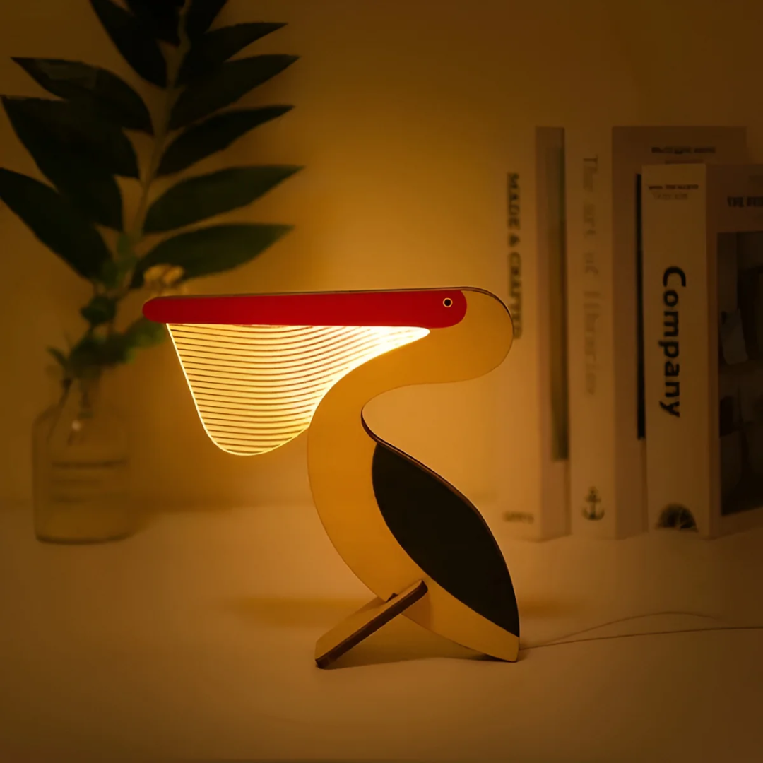 Nora Table Lamp | Wooden LED Design, Ideal for Bedside or Desk 3