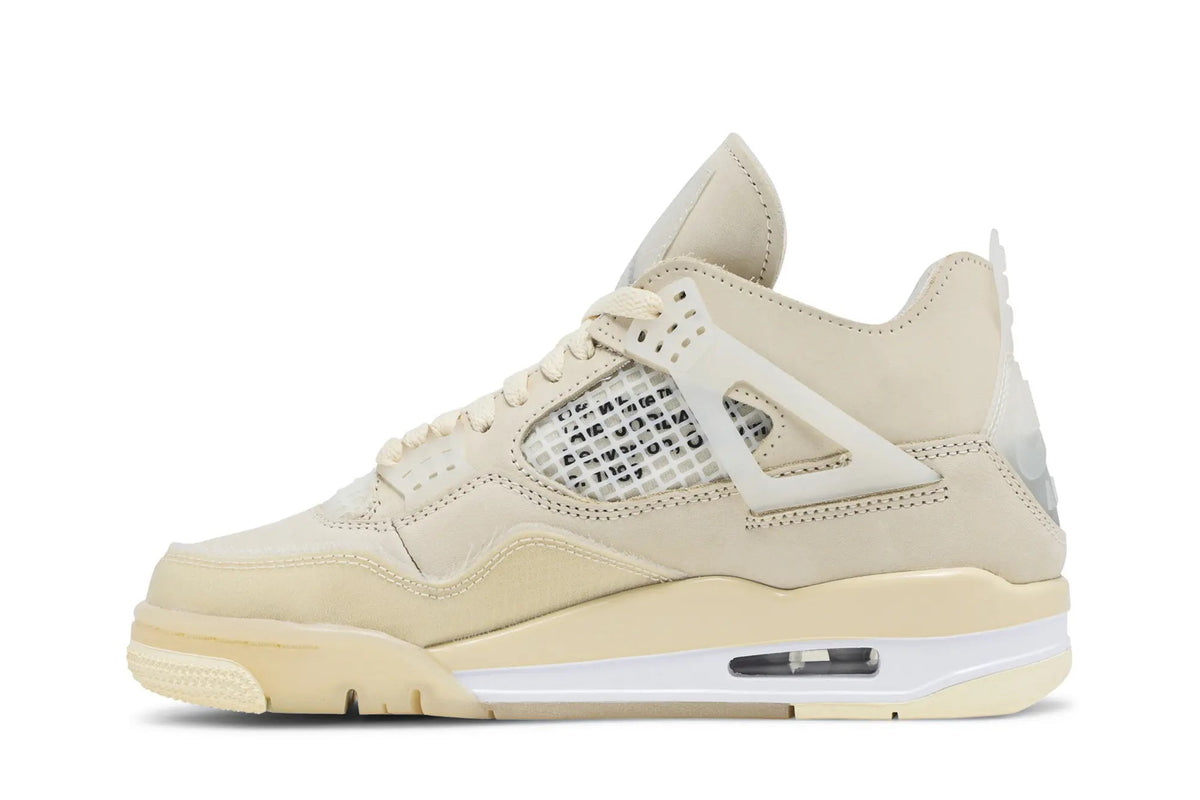 Off-White x Wmns Jordan 4 Retro SP 'Sail'-Jordan 4-Laren Fete-M5/W6.5-Laren Fete