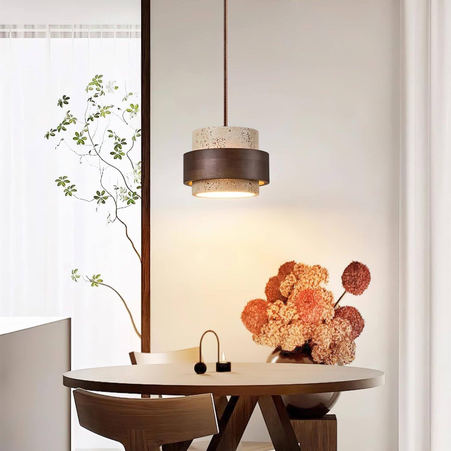 Pera Pendant Light | Travertine Stone, Modern Kitchen Pendant Lighting 3