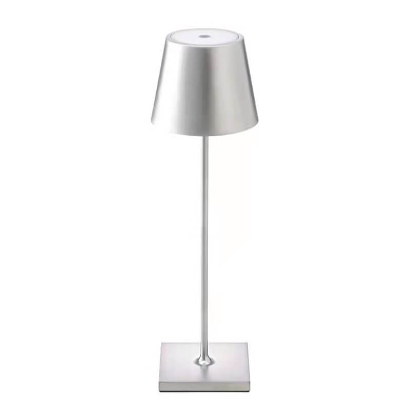 Pillar Aluminium Cordless Table Lamp-Home & Garden > Lighting > Table Lamps-Laren Fete-Silver-Laren Fete