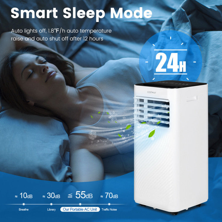 Polaris 4-in-1 Portable Air Conditioner & Dehumidifier-Home & Garden > Heating, Cooling & Air > Air Conditioners-Laren Fete-White-Laren Fete