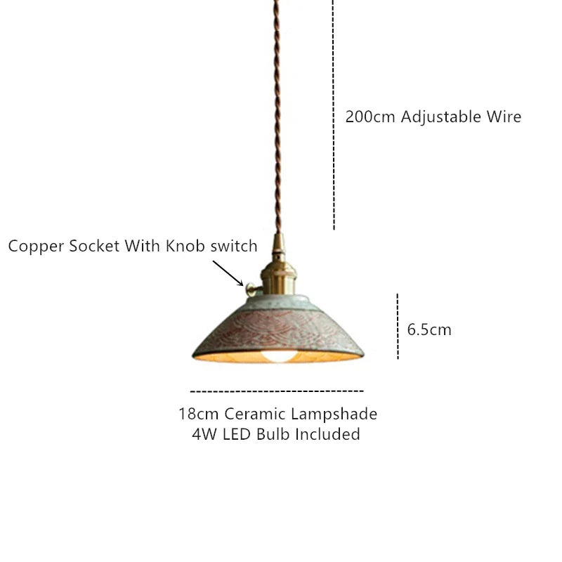 Ronja Ceramic Pendant Light-Home & Garden > Lighting > Pendant Lights-Laren Fete-Blue Daisy-Laren Fete