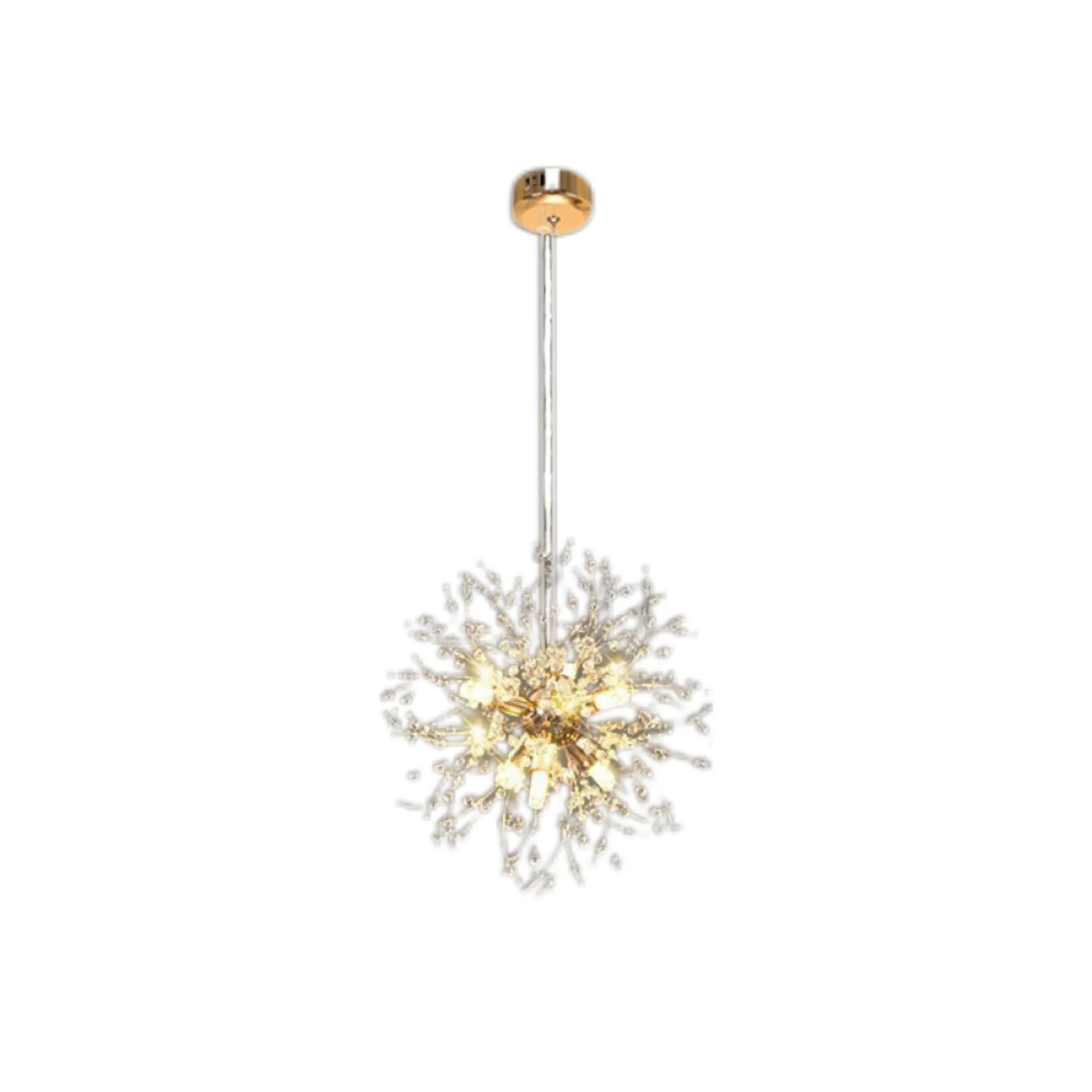 Sparrow Glass Pendant Light | Crystal, Dimmable LED for Kitchen Pendant Lighting 0