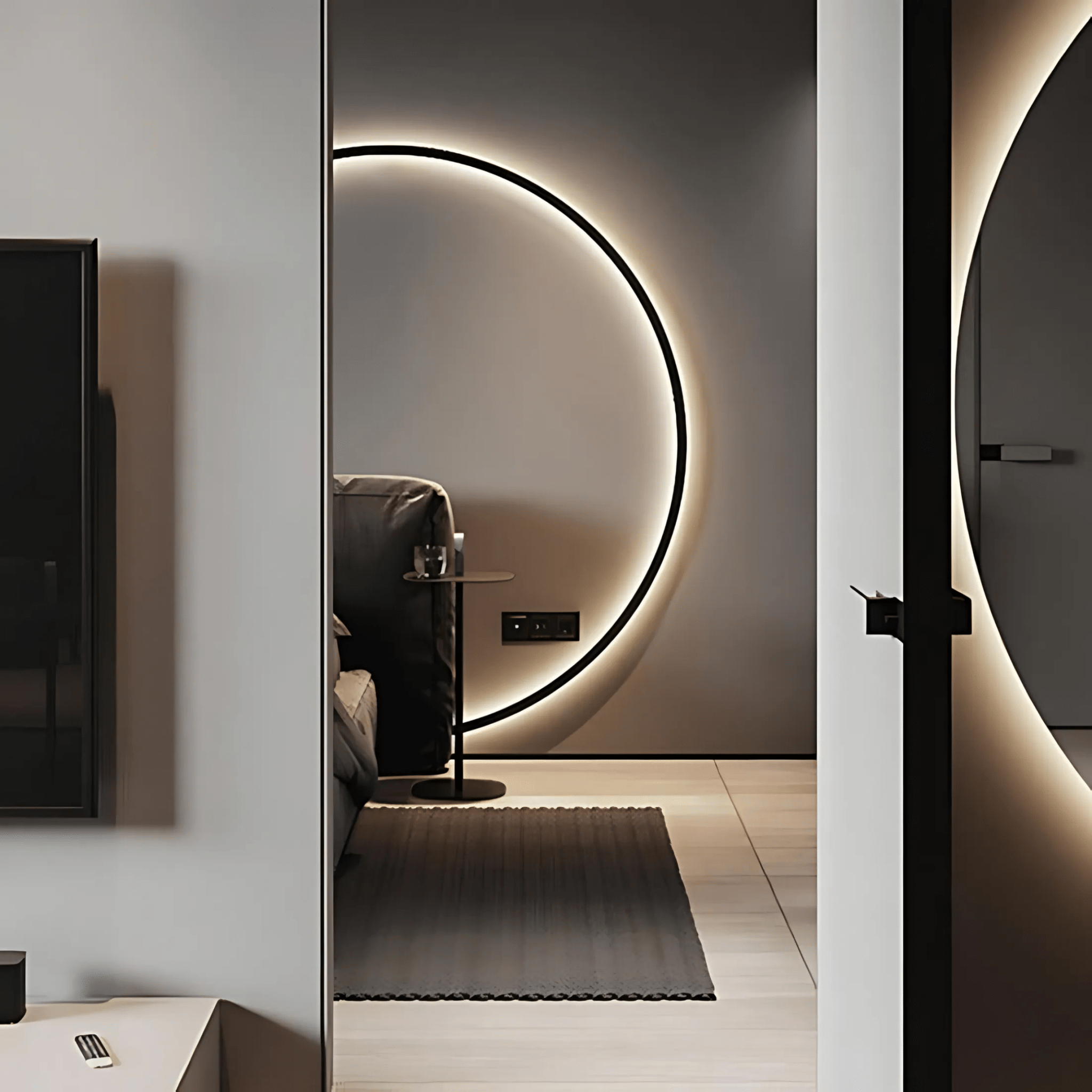 Stellar Wall Light | Satin Black, Modern Wall Sconce 1