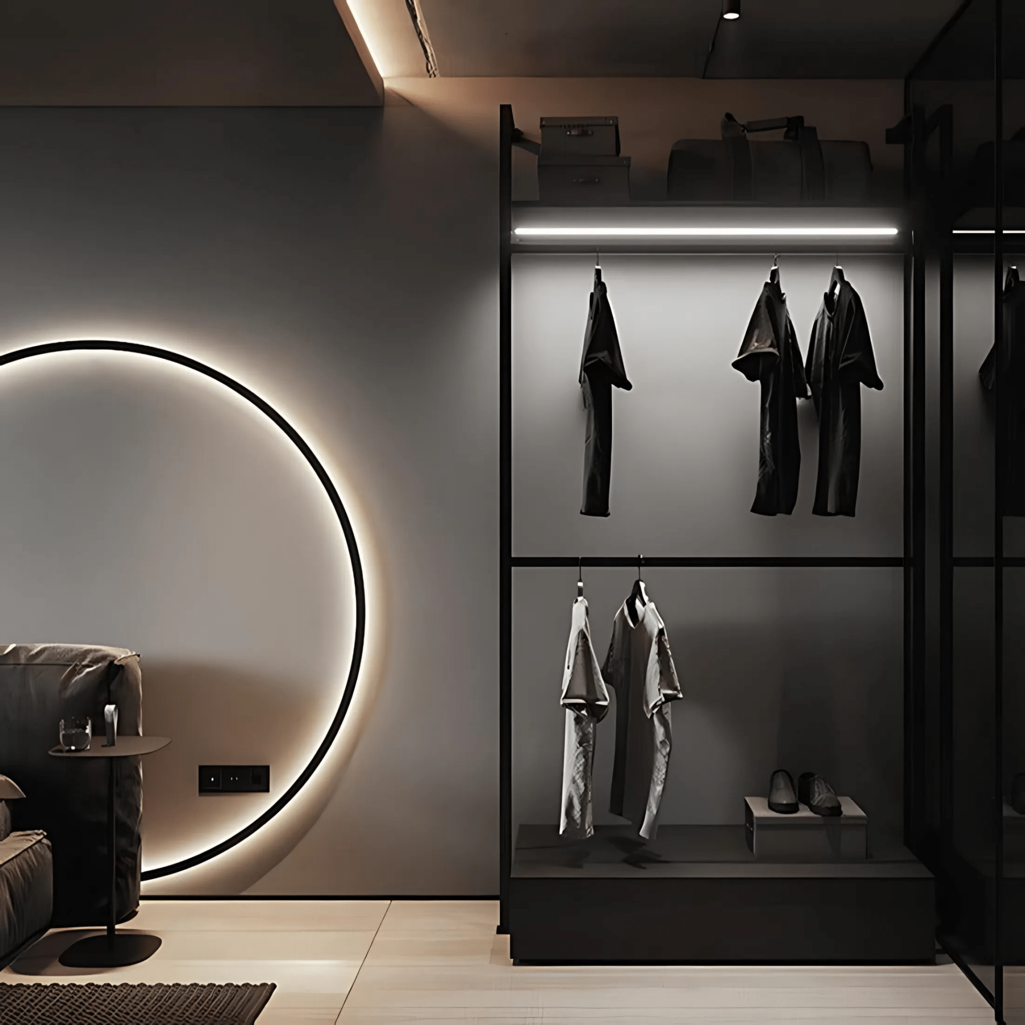 Stellar Wall Light | Satin Black, Modern Wall Sconce 3