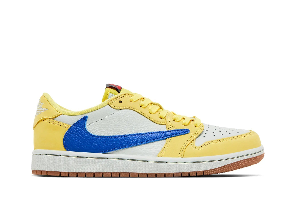 Travis Scott x Wmns Jordan 1 Retro Low OG SP 'Canary'-Jordan 1-Laren Fete-Laren Fete