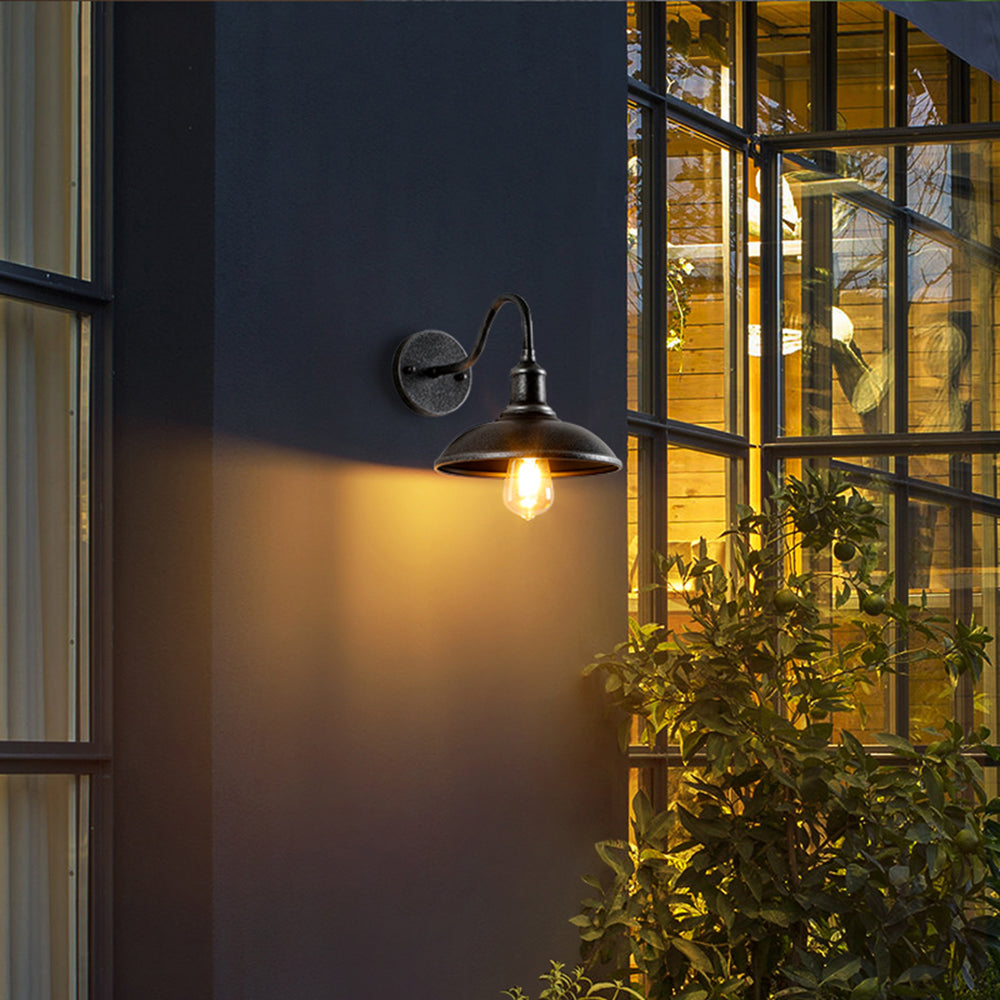 Vintara Outdoor Wall Lantern | Iron, Vintage-Style LED Illumination 7