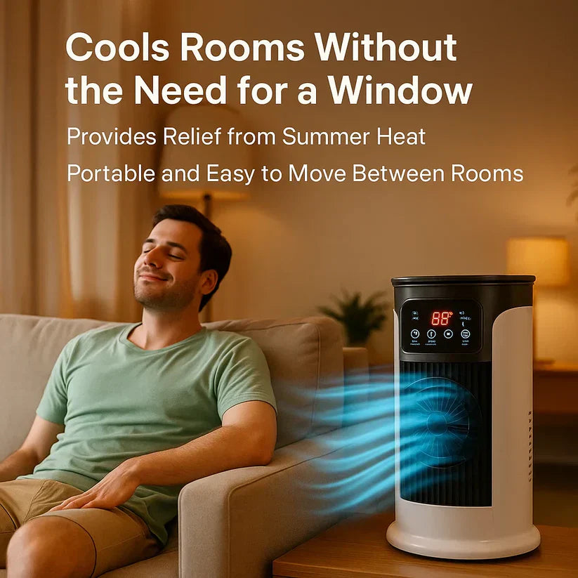 Windowless Portable Air Conditioner – 5-in-1-Home & Garden > Heating, Cooling & Air > Air Conditioners-Laren Fete-Laren Fete