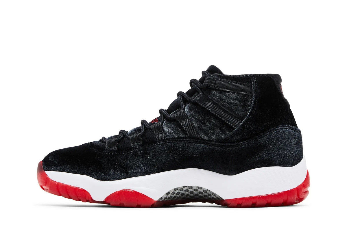 Wmns Jordan 11 Retro 'Bred Velvet'-Jordan 11-Laren Fete-M5/W6.5-Laren Fete