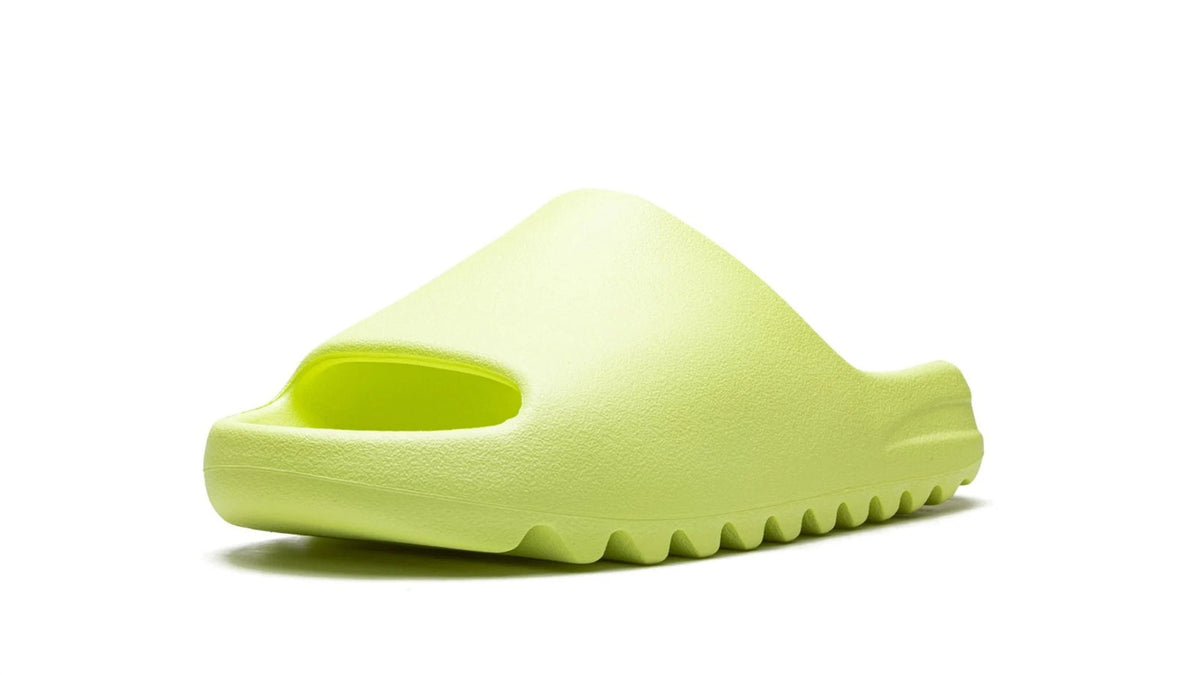 YEEZY SLIDE "Glow Green 2022"-Shoes-Laren Fete-4-Laren Fete