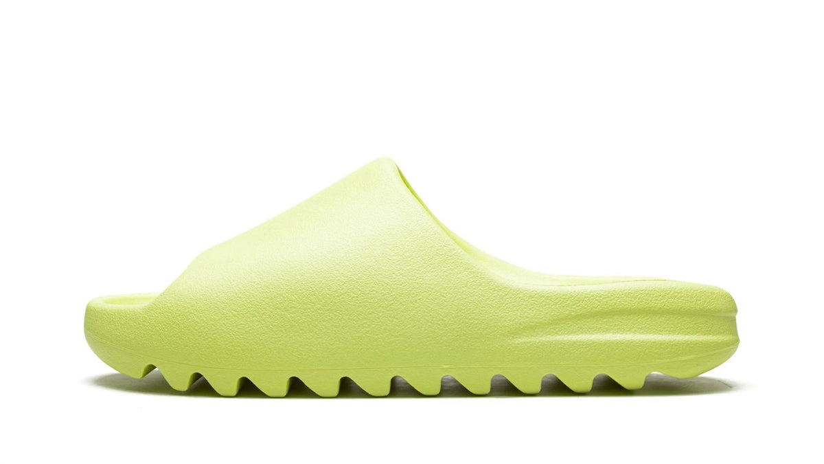 YEEZY SLIDE "Glow Green 2022"-Shoes-Laren Fete-Laren Fete