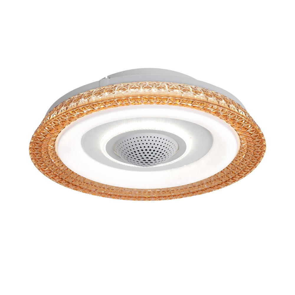 Aether Dimmable Bladeless Ceiling Fan with LED-Home & Garden > Lighting > Ceiling Fans-Laren Fete-Transparent-Laren Fete