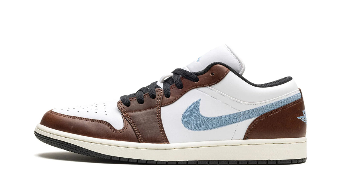 Air Jordan 1 Low SE "Embroidered Swoosh - Mocha"-J-Shoes-1-Laren Fete-Laren Fete