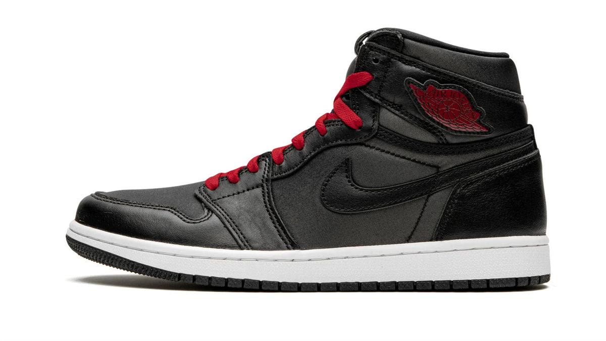 Air Jordan 1 Retro High OG "Black Satin/Gym Red"-J-Shoes-1-Laren Fete-Laren Fete