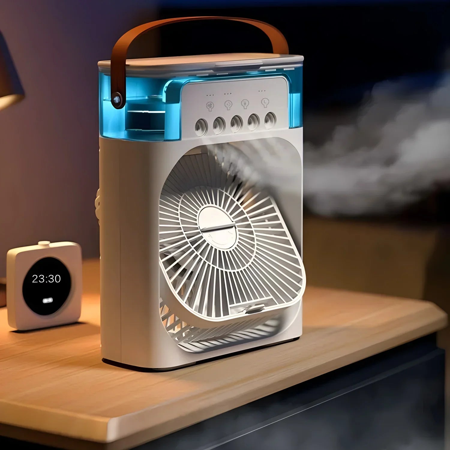 AirCooler Pro 3-in-1 Personal Air Cooler with 7-Colour LED-Home & Garden > Heating, Cooling & Air > Fans > Evaporative Coolers-Laren Fete-Laren Fete