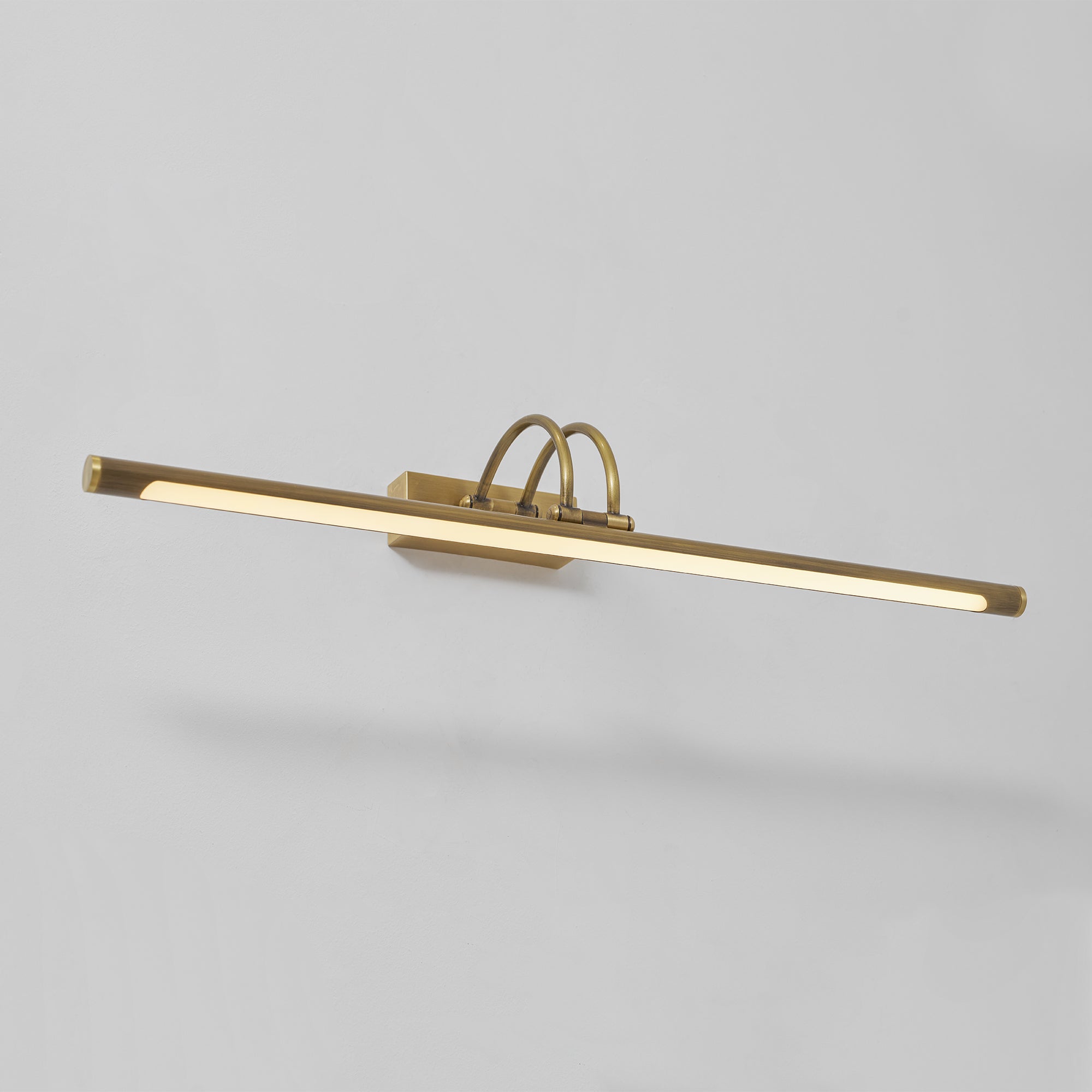 Alton Brass Picture Light-Home & Garden > Lighting > Picture Lights-Laren Fete-L 35cm x W 19cm / L 13.8″ x W 7.5″-Antique brass-Rechargeable + Remote control + Touch switch-Laren Fete