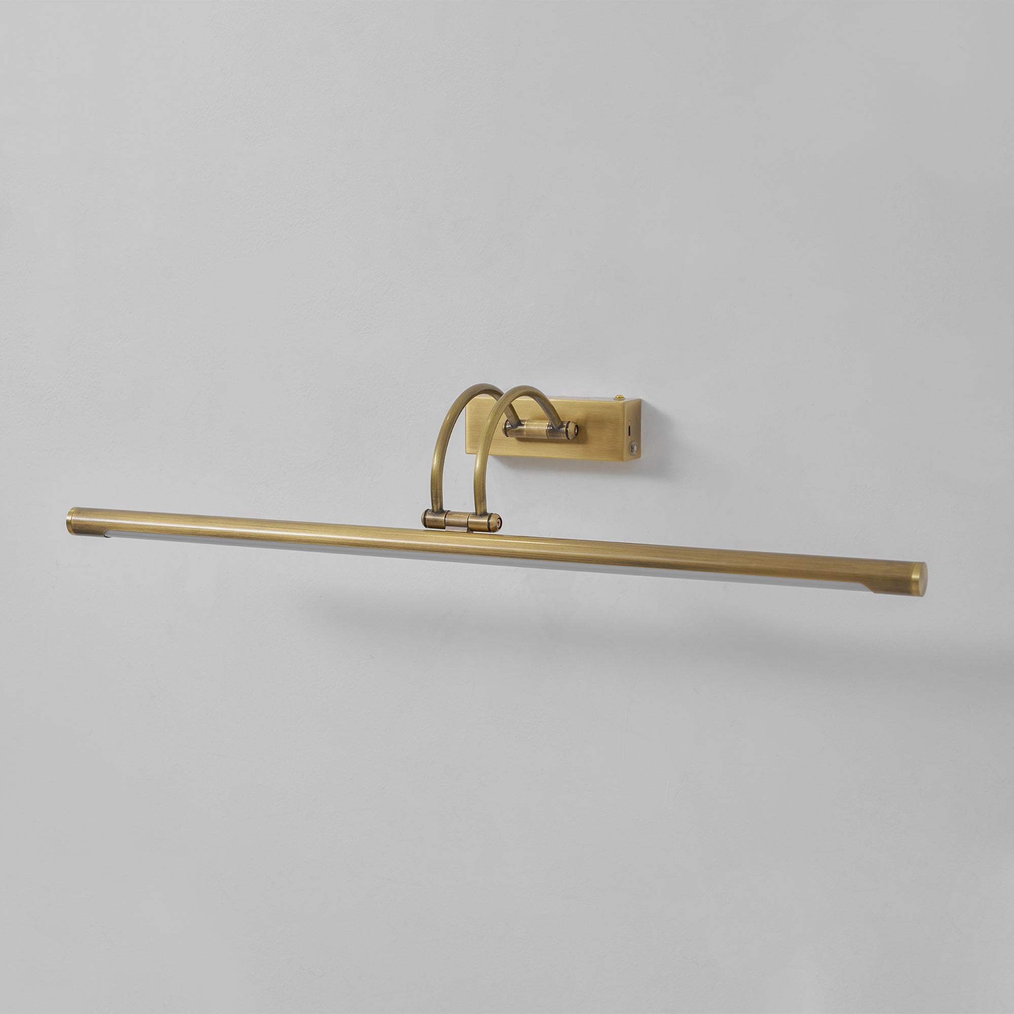 Alton Brass Picture Light-Home & Garden > Lighting > Picture Lights-Laren Fete-L 35cm x W 19cm / L 13.8″ x W 7.5″-Antique brass-Rechargeable + Remote control + Touch switch-Laren Fete