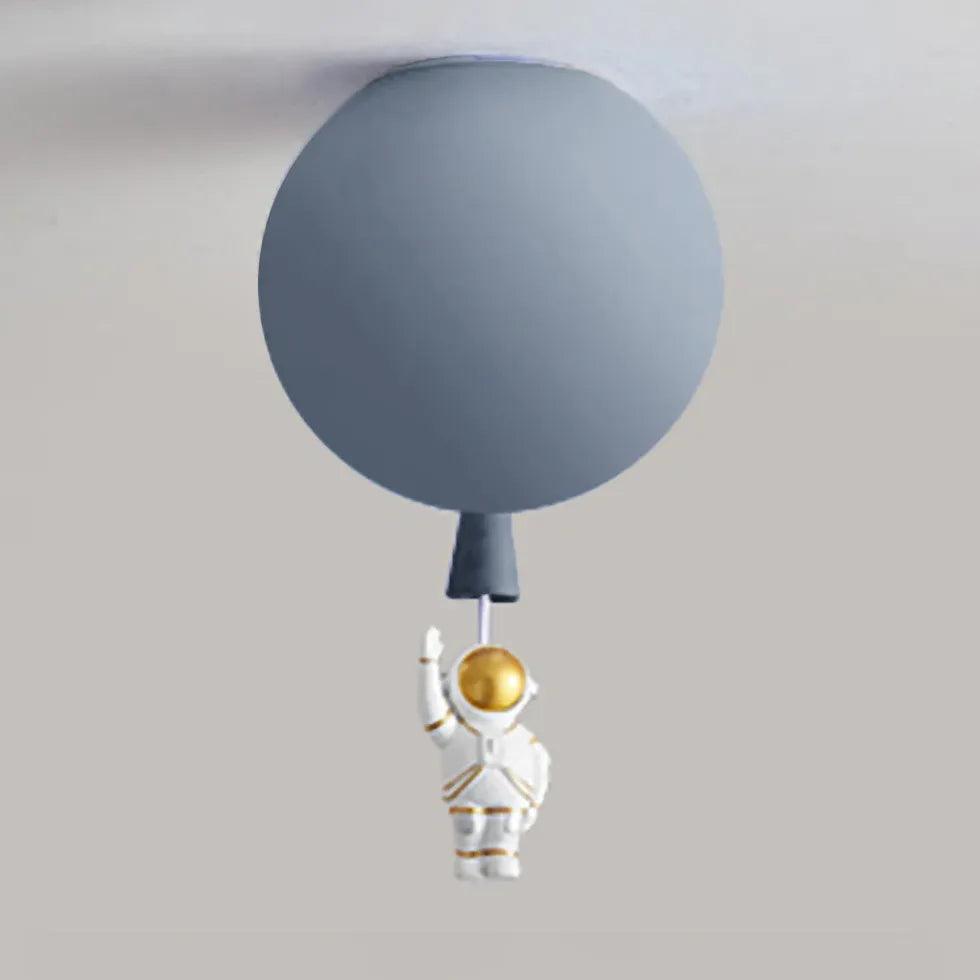 Astro Balloon Flush Mount Ceiling Light | LED, Playful Design for Kids 0