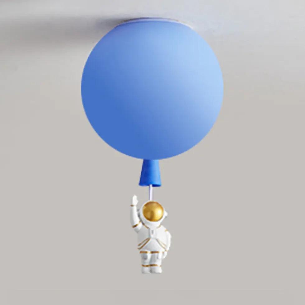 Astro Balloon Flush Mount Ceiling Light | LED, Playful Design for Kids 20