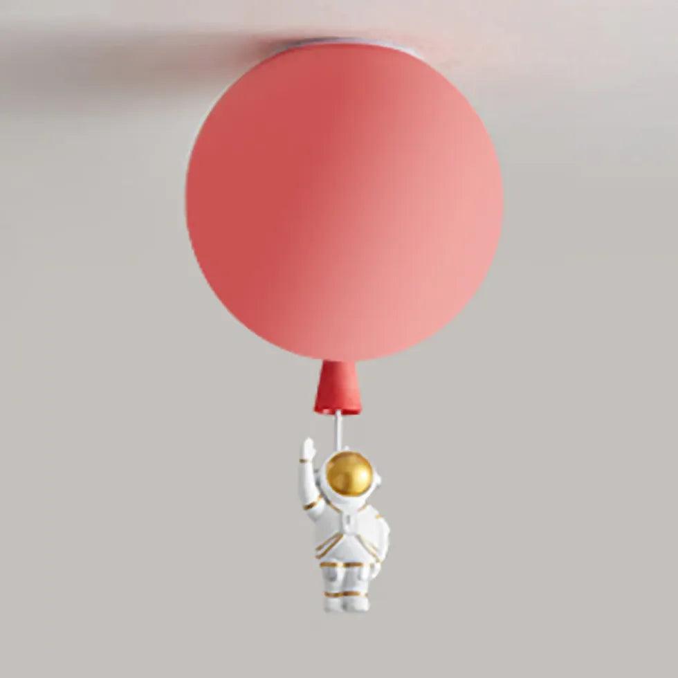 Astro Balloon Flush Mount Ceiling Light | LED, Playful Design for Kids 24