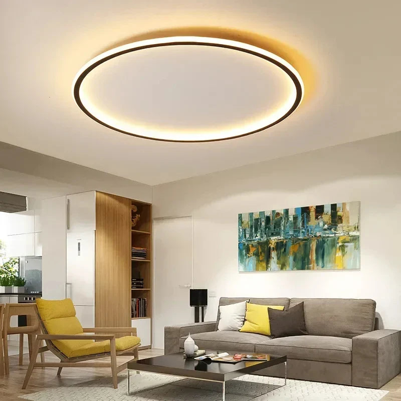 Aureon Beam Ceiling Light | LED Flush Mount Fixture, Minimalist Design 1
