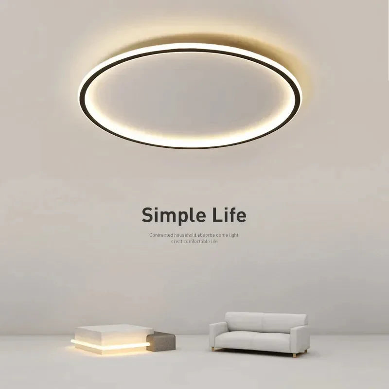 Aureon Beam Ceiling Light | LED Flush Mount Fixture, Minimalist Design 5