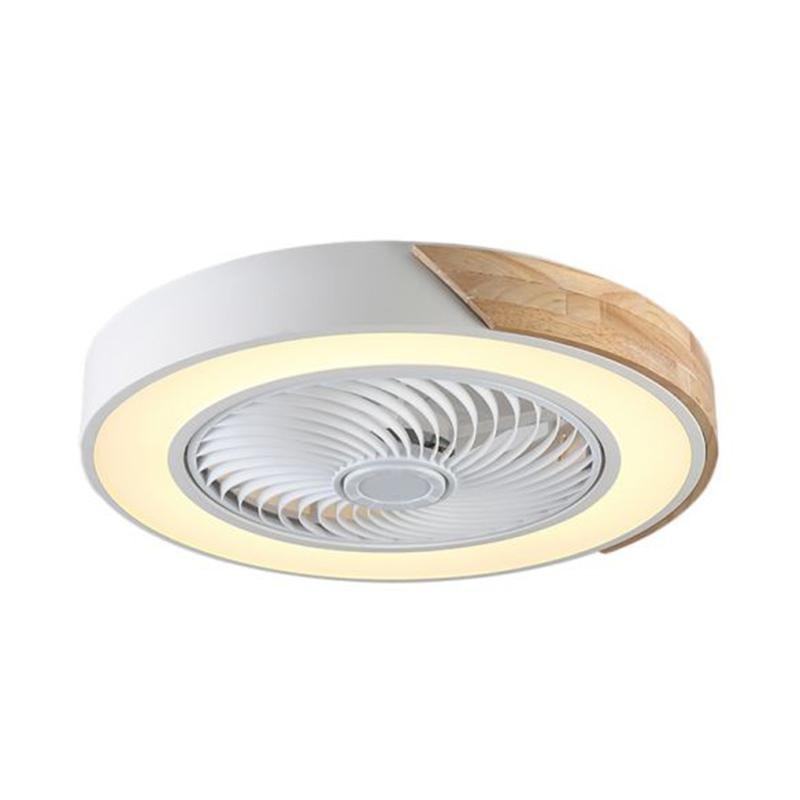 Aurum 21″ Bladeless Ceiling Fan with LED – Gold-Home & Garden > Lighting > Ceiling Fans-Laren Fete-Round-Laren Fete