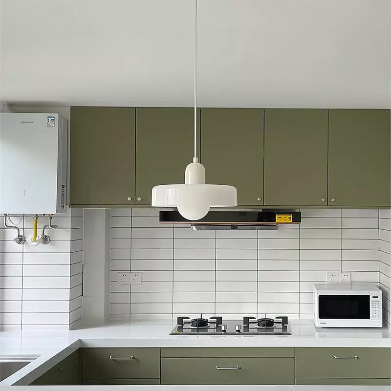 Bari Glass Pendant Light | Adjustable Height, Modern Kitchen Island Lighting 3