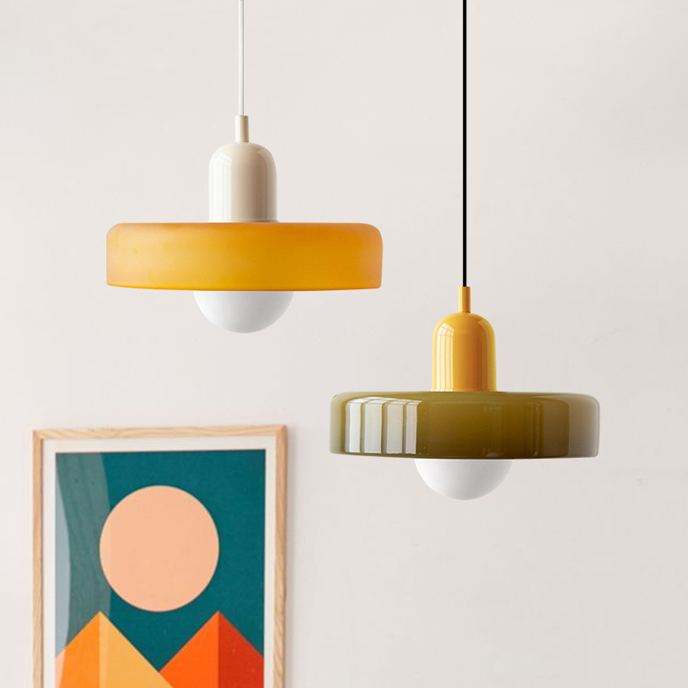 Bari Glass Pendant Light | Adjustable Height, Modern Kitchen Island Lighting 6