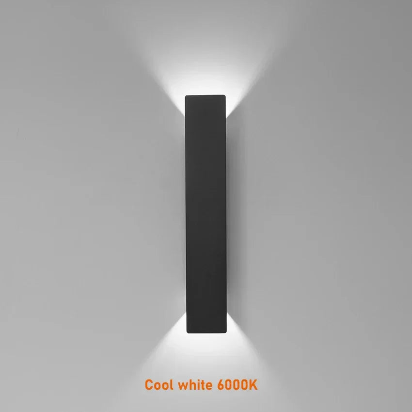 Bello Outdoor Wall Lantern | Waterproof LED, Modern Up and Down Light 3