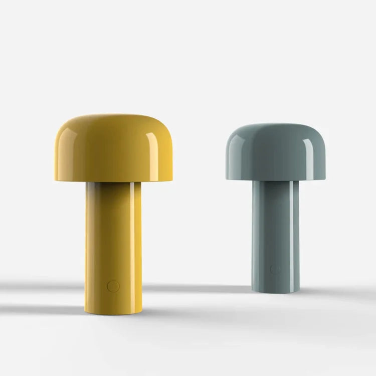 Bolla Cordless Mushroom Table Lamp-Home & Garden > Lighting > Table Lamps-Laren Fete-White-Laren Fete