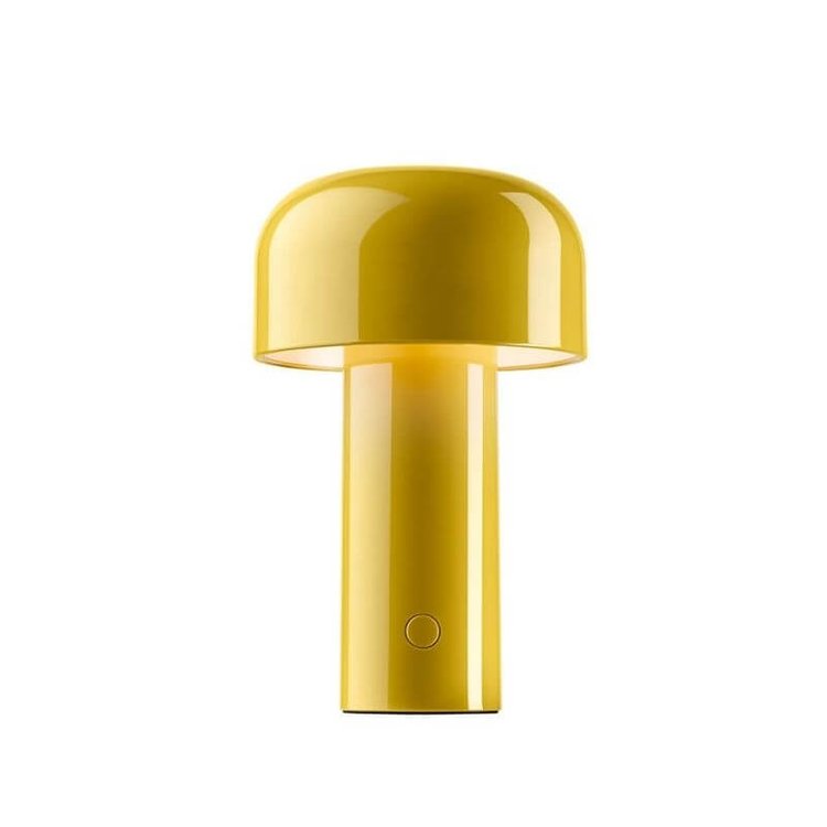 Bolla Cordless Mushroom Table Lamp-Home & Garden > Lighting > Table Lamps-Laren Fete-Yellow-Laren Fete