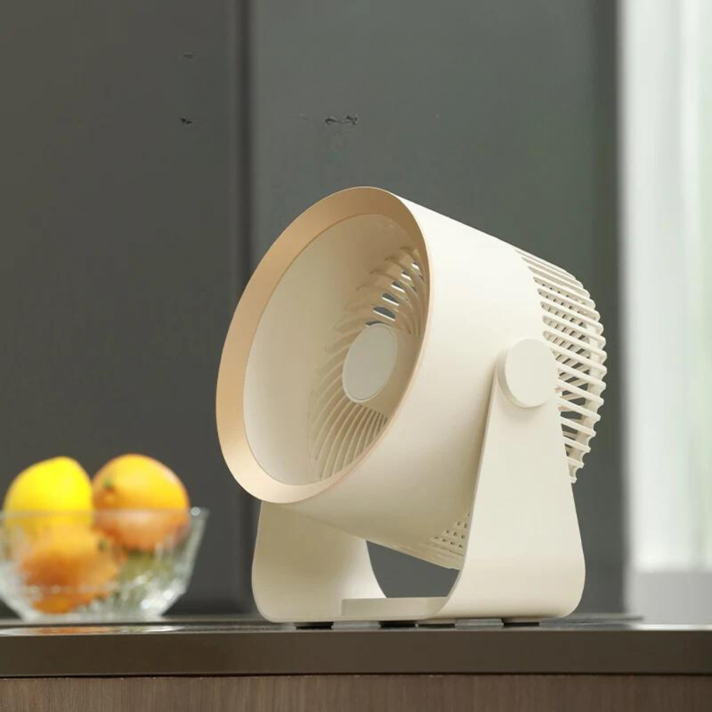 Brisk Compact Portable USB Fan – Rechargeable-Home & Garden > Heating, Cooling & Air > Fans > Personal Fans-Laren Fete-USB Beige-Laren Fete