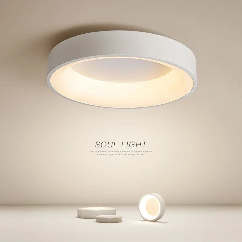 Celestine Orbit Flush Mount Ceiling Light | LED, Minimalist Design 1